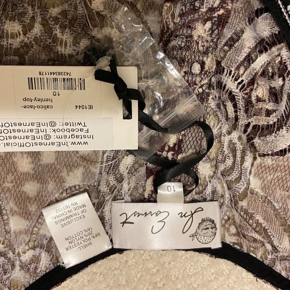 BYRON LARS LACE TOP NWT - Picture 7 of 8